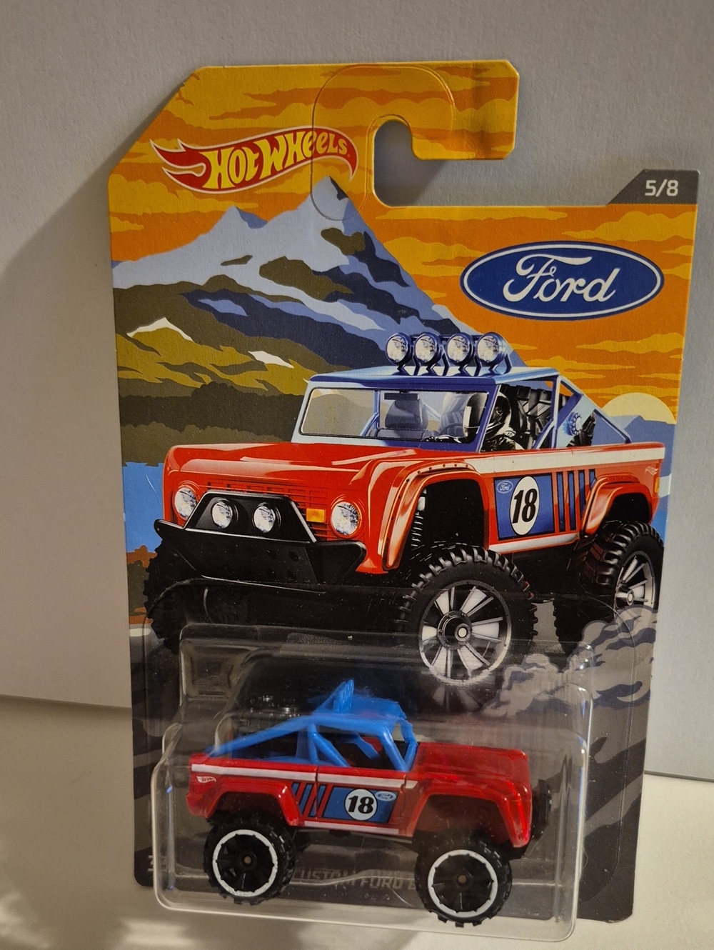 D11 Hot Wheels Custom Ford Bronco  with shipping protector